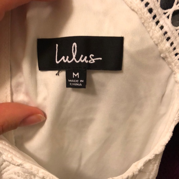 Lulus White Lace Dress - Picture 3 of 3
